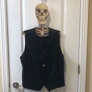 Guess Men’s S Black Graphic Vest